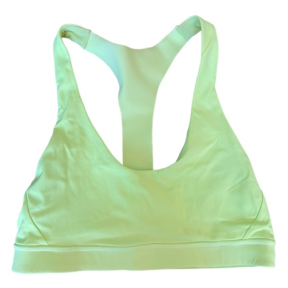 EUC Lululemon Break Free Bra sz 8 Clear Mint Nulux - Picture 1 of 3